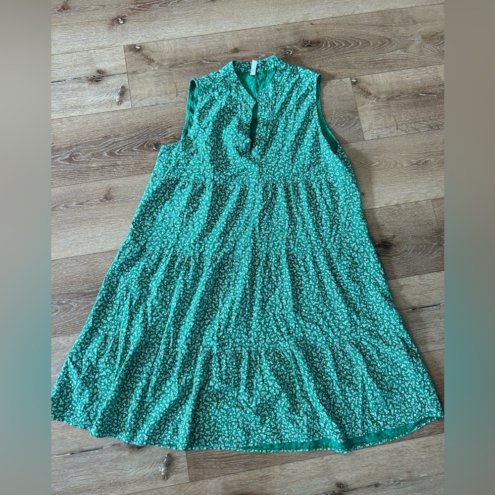 JB Fashion Green floral dress